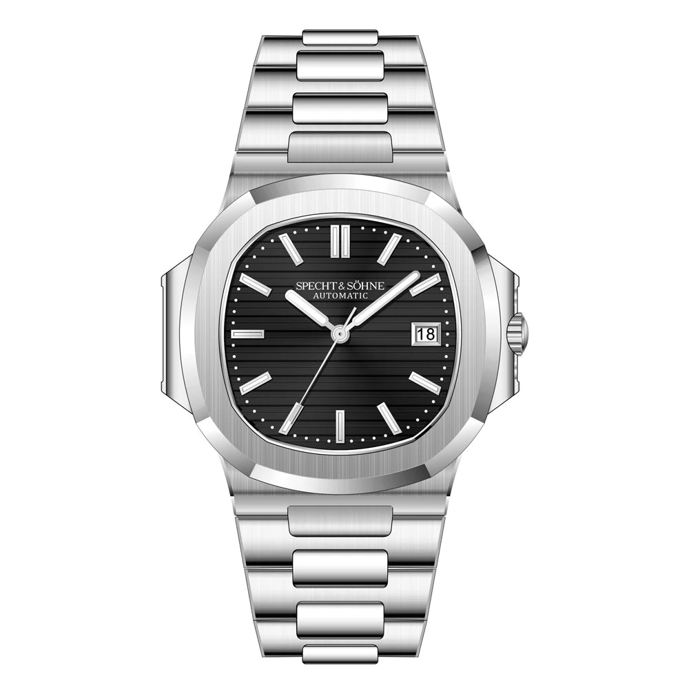 Spectrum Son Men's Automatic Mechanical Watch, Sapphire Crystal, Stainless Steel