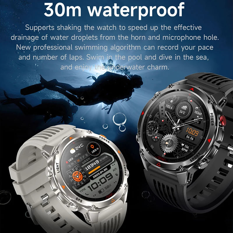 T-Rex 3 Smart Watch for Men, equipped with Global Positioning System (GPS)

ساعة T-Rex 3 الذكية للرجال، مزودة بنظام تحديد المواقع العالمي (GPS)