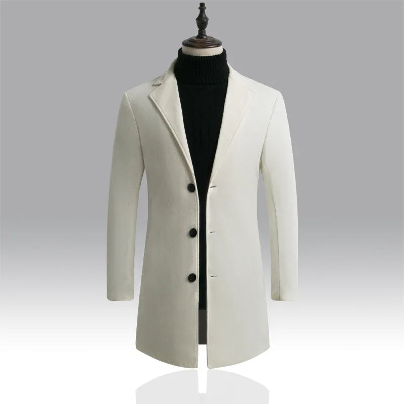 New long cotton coat for spring and autumn
معطف قطني طويل جديد لربيع وخريف