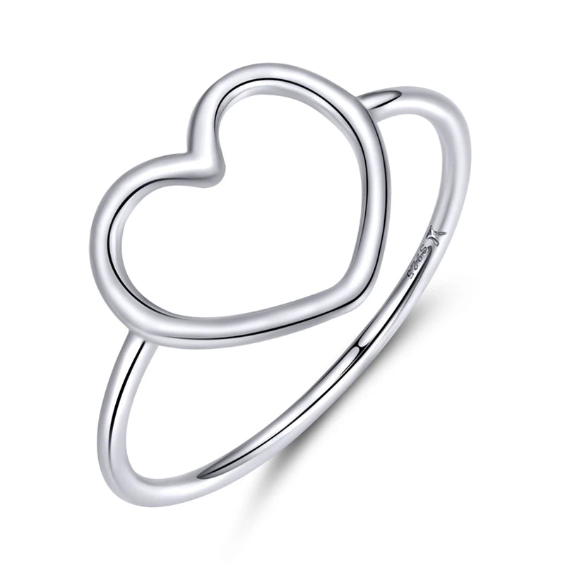 Simple 925 Sterling Silver Rings for Women