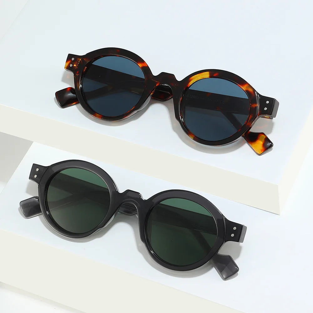 Round sunglasses for men, women, small frame prescription glasses
