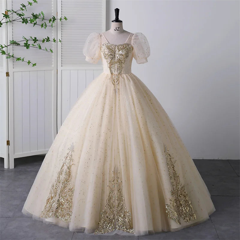 Vintage Lace Quinceanera Prom Dress