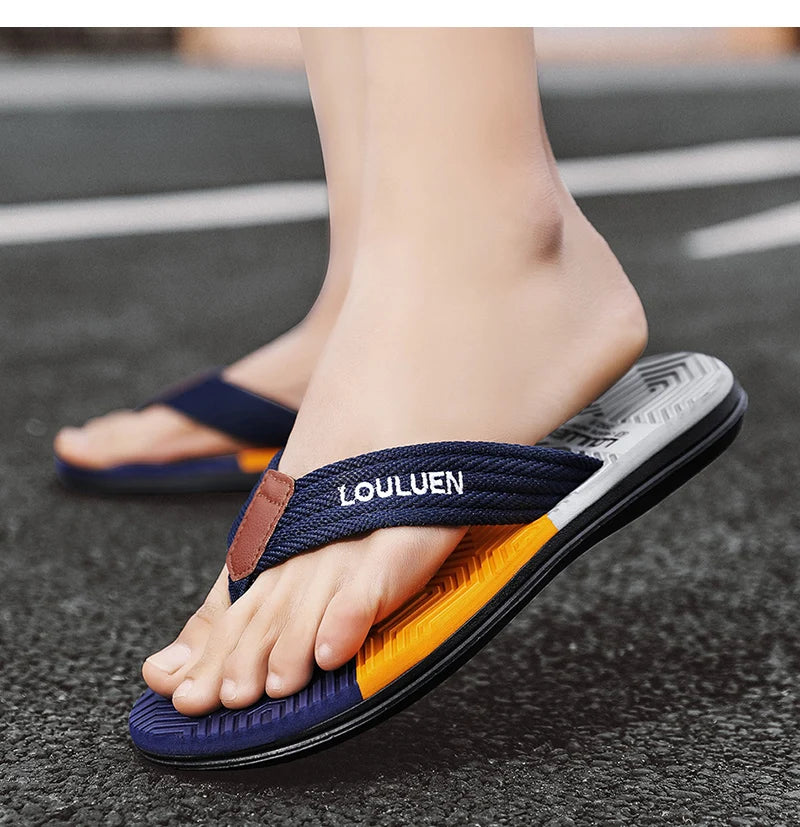 High quality men's slippers at a special price for summer