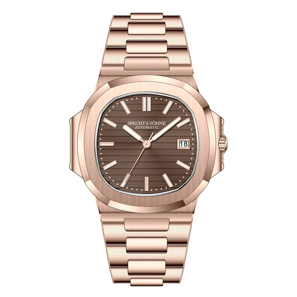 Spectrum Son Men's Automatic Mechanical Watch, Sapphire Crystal, Stainless Steel