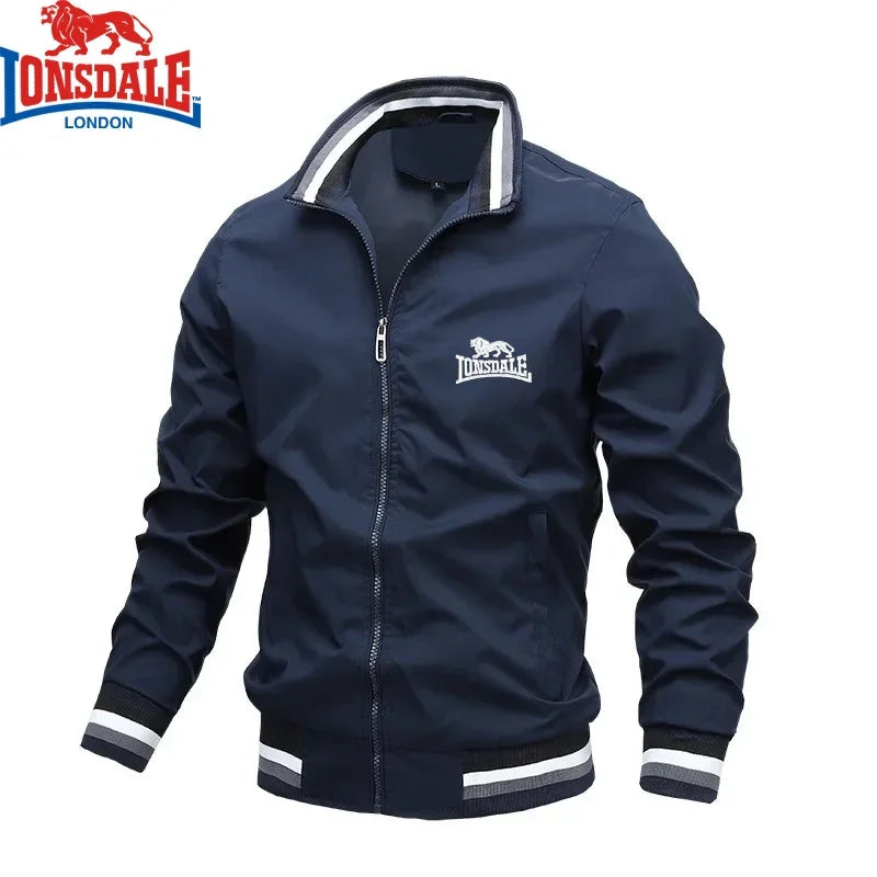 Men's embroidered jacket, suitable for autumn and winter, waterproof
جاكيت رجالي مطرز، مناسب لفصل الخريف والشتاء مقاوم للماء
