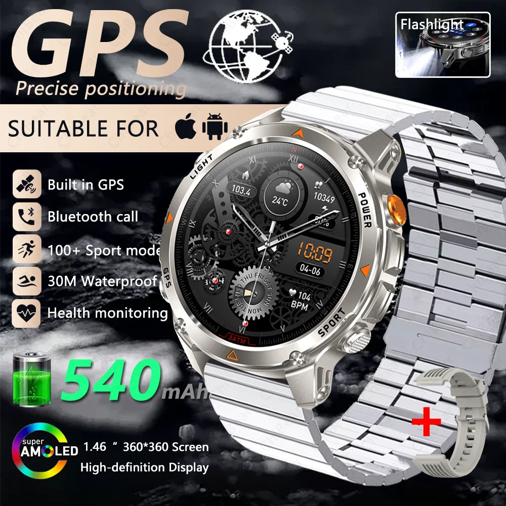 T-Rex 3 Smart Watch for Men, equipped with Global Positioning System (GPS)

ساعة T-Rex 3 الذكية للرجال، مزودة بنظام تحديد المواقع العالمي (GPS)
