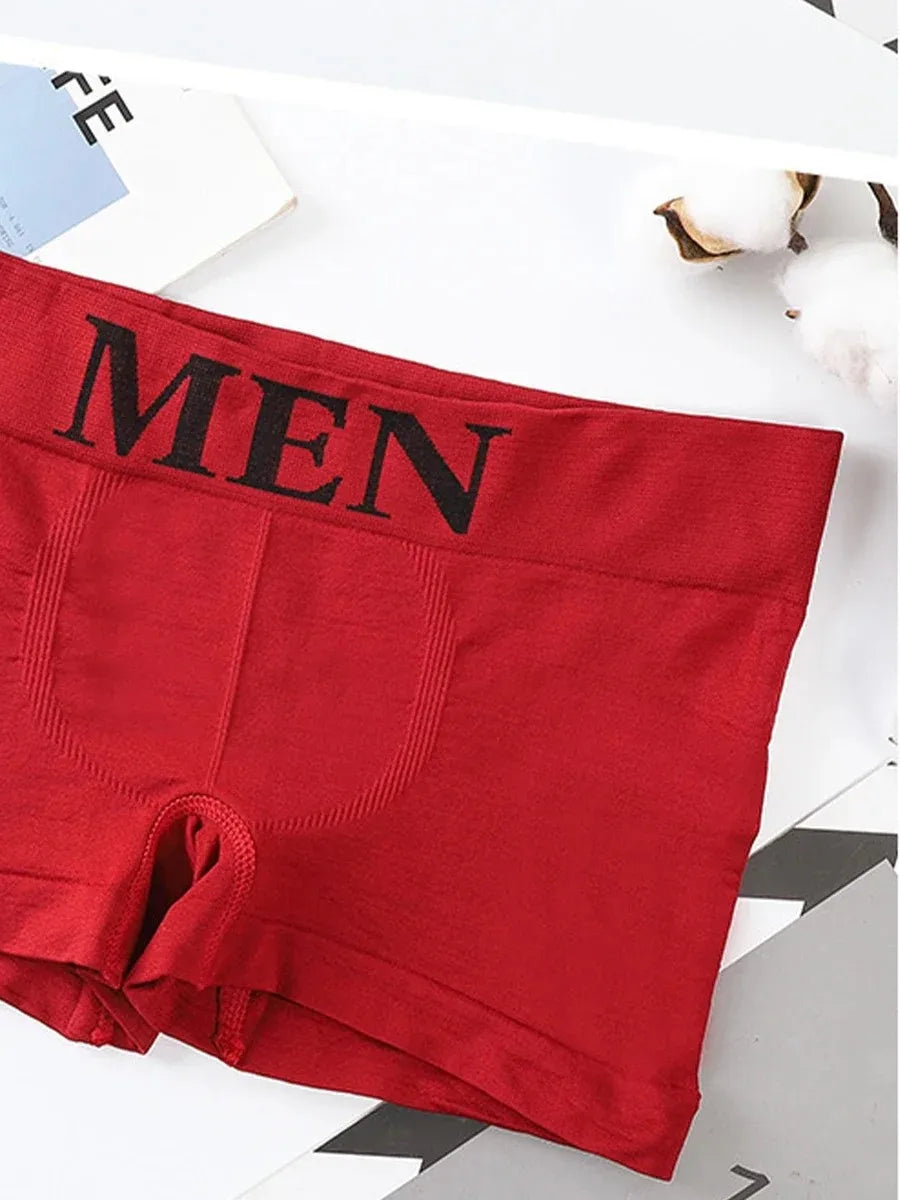 packs of men's high-elasticity boxer briefs