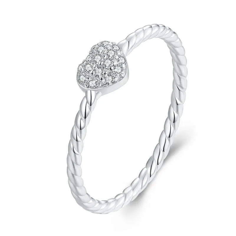 Simple 925 Sterling Silver Rings for Women