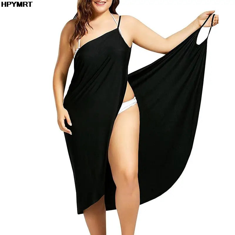 Women's summer dress, solid color, with crisscross straps, sleeveless, suitable for the beach, skirt top
