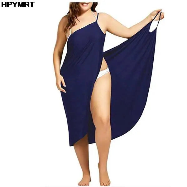 Women's summer dress, solid color, with crisscross straps, sleeveless, suitable for the beach, skirt top