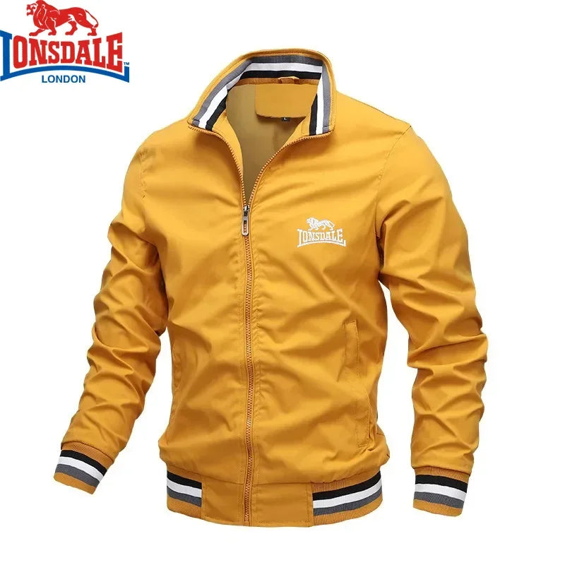 Men's embroidered jacket, suitable for autumn and winter, waterproof
جاكيت رجالي مطرز، مناسب لفصل الخريف والشتاء مقاوم للماء