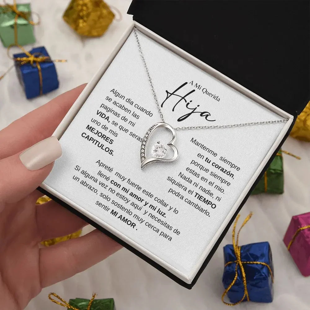 Spanish Chain Heart Shaped Necklace Girls Love Fashion Jewelry