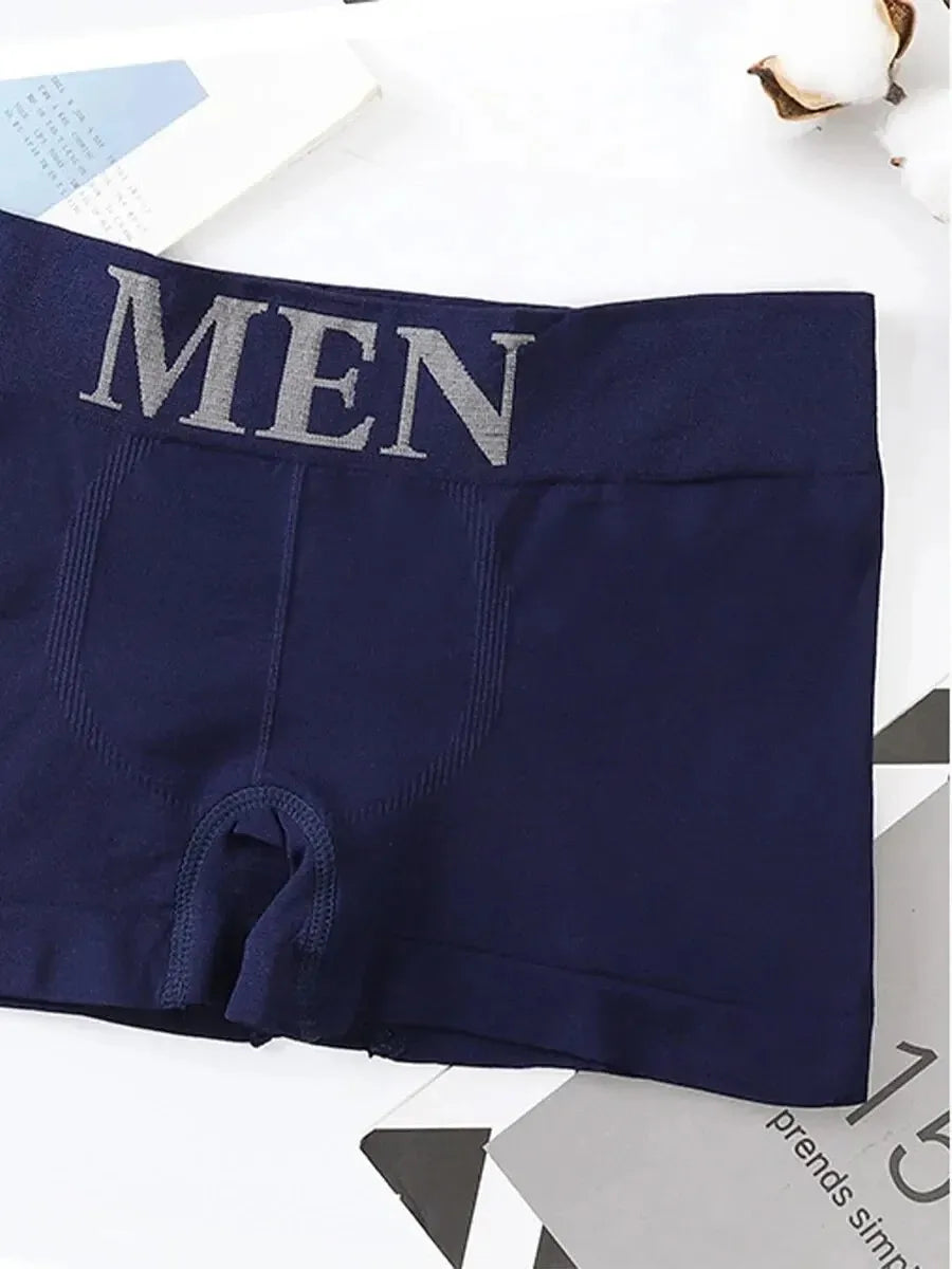 packs of men's high-elasticity boxer briefs